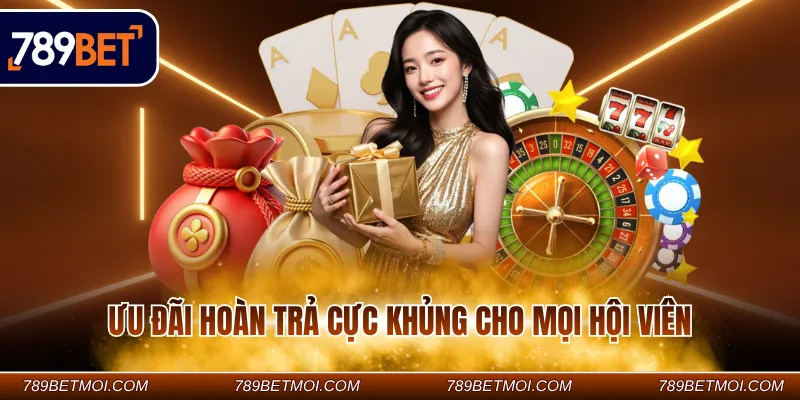 Ưu đãi hoàn trả cực khủng cho mọi hội viên